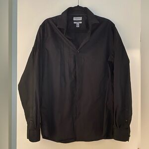 Le Chateau Men's Black Dress Shirt